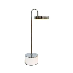 MooveLIGHT batterilampe / bordlampe, krom