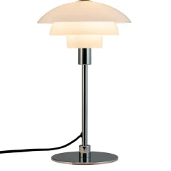 Morph D21 bordlampe, opal/krom