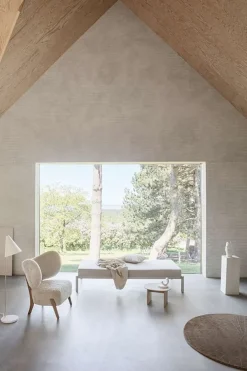 Mosaik gulvlampe, hvid