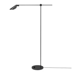 MS011 gulvlampe, sort PVD