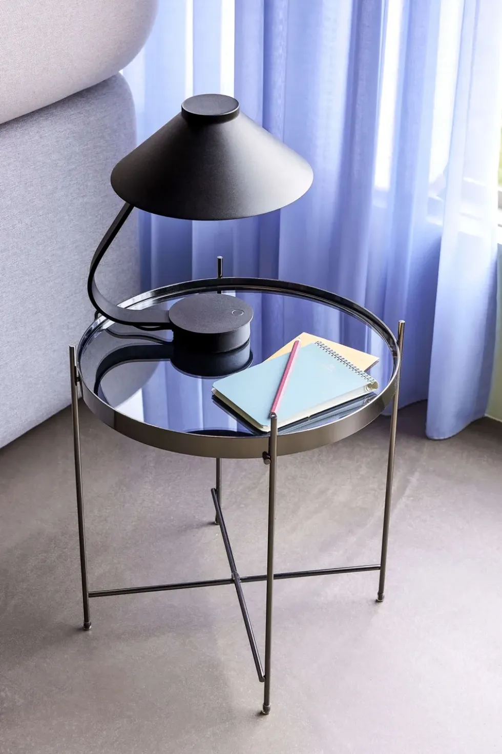 Muri bordlampe, sort
