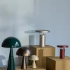 Mush bordlampe høj, brun