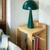 Mush bordlampe høj, mørkegrøn