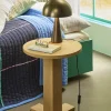 Mush bordlampe mini, bruneret messing