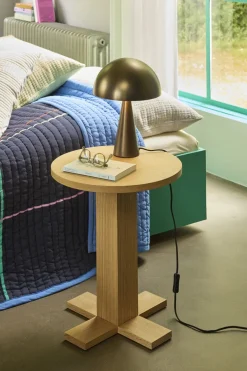 Mush bordlampe mini, bruneret messing