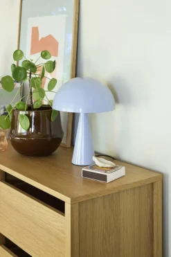 Mush bordlampe mini, isblå