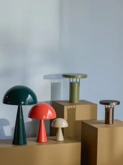 Mush bordlampe mini, isblå