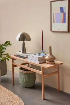 Mush bordlampe mini, nikkel