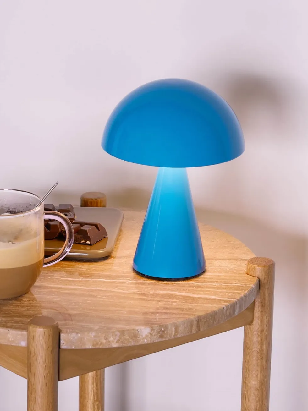 Mush Portable bordlampe / batterilampe, blå