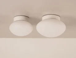 Mushroom 145 loftlampe / væglampe, hvid