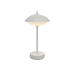 Musling Portable batterilampe / bordlampe, hvid