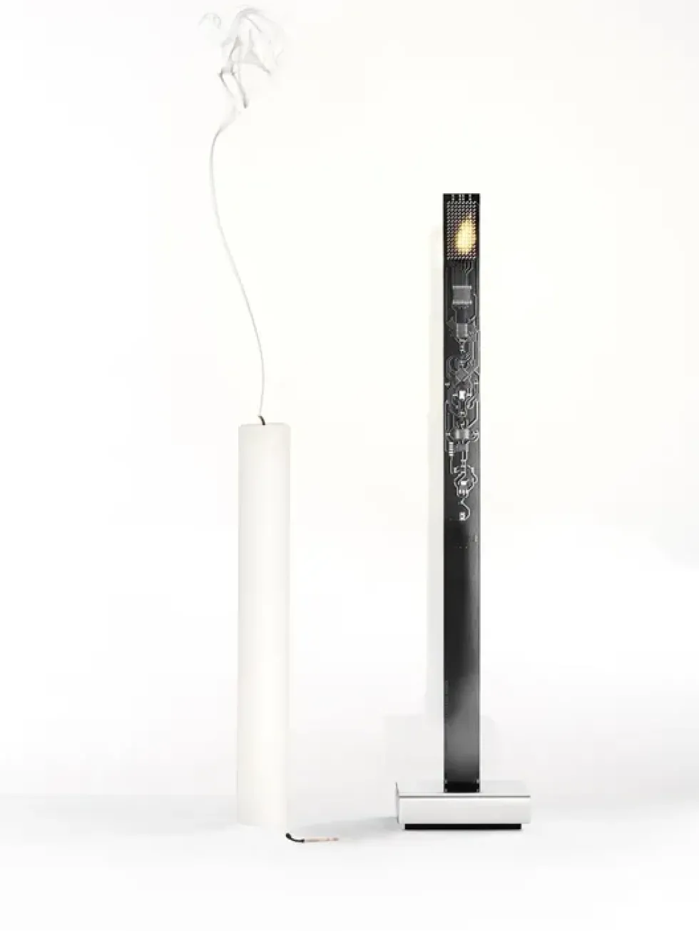 My New Flame bordlampe, sort