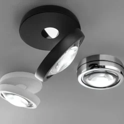 Nautilus loftlampe, krom