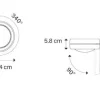 Nautilus loftlampe, sort