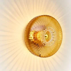 New Wave Optic XL Væglampe, amber