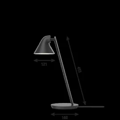 NJP Mini bordlampe, sort