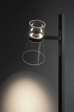 Nocturne F1 Cone gulvlampe, sort