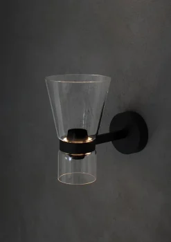 Nocturne W Cone væglampe, sort