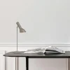 Oblique bordlampe krom, sand