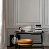 Oblique bordlampe, mat hvid