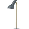 Oblique Bordlampe Messing, petroleumsblå