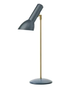 Oblique Bordlampe Messing, petroleumsblå
