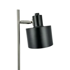 Ocean bordlampe, sort/stål