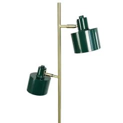 Ocean gulvlampe, mørkegrøn/messing