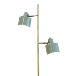 Ocean gulvlampe, oliven/messing