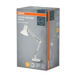 Office Line Desk Retro bordlampe, hvid