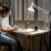 Office Line Desk Retro Clip bordlampe, hvid
