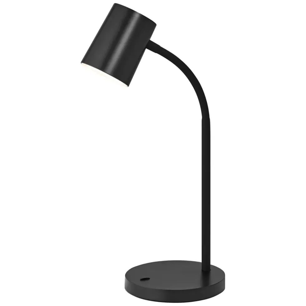 Office Line Desk Trapezium bordlampe, sort