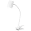 Office Line Desk Trapezium Clip bordlampe, hvid