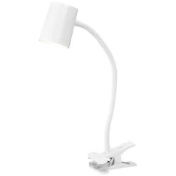Office Line Desk Trapezium Clip bordlampe, hvid