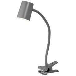 Office Line Desk Trapezium Clip bordlampe, grå