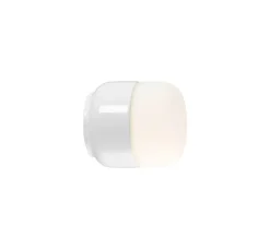 Ohm 100/110 loftlampe / væglampe, hvid/mat opal