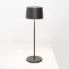 Olivia batterilampe / bordlampe, mørkegrå