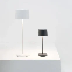 Olivia micro batterilampe / bordlampe, mørkegrå