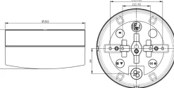 Opus 100/200 LED loftlampe / væglampe, hvid (2700K)