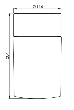 Opus 120/200 loftlampe / væglampe, grå
