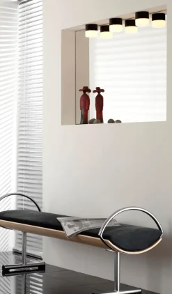 Opus 100/100 loftlampe / væglampe, sort