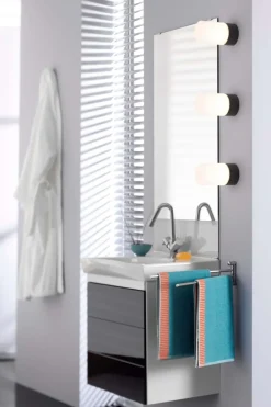 Opus 100/175 loftlampe / væglampe, sort