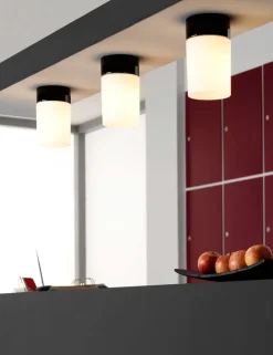 Opus 120/200 loftlampe / væglampe, sort