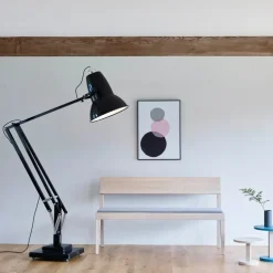 Original 1227 giant gulvlampe, sort