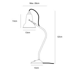 Original 1227 Mini bordlampe, keramik