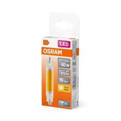 Osram LED-lyskilde 4,5W R7s 827, 78 mm, klar