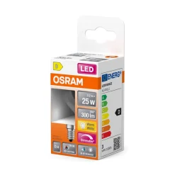 Osram LED-pære 2,2W E14 927 dæmpbar, klar