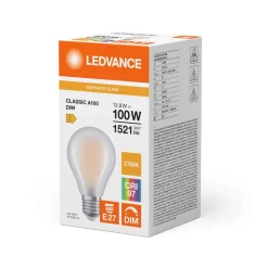 Osram LED-pære 13,8W E27 927 dæmpbar, mat