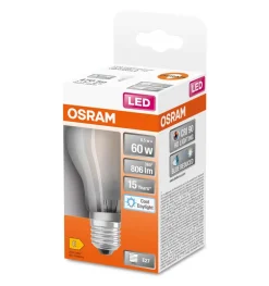 Osram LED-pære 3,4W E27 927 dæmpbar, mat