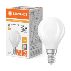 Osram LED-pære 4,2W E14 927 dæmpbar, mat